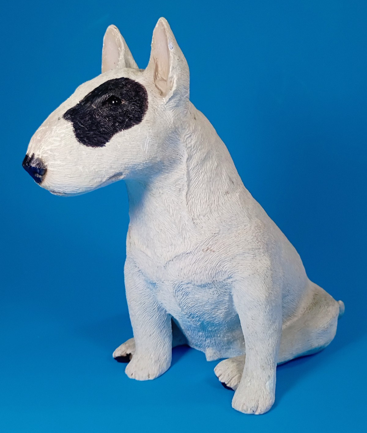 Sandicast 1987 Bull Terrier Dog Statue by Sandra Brue