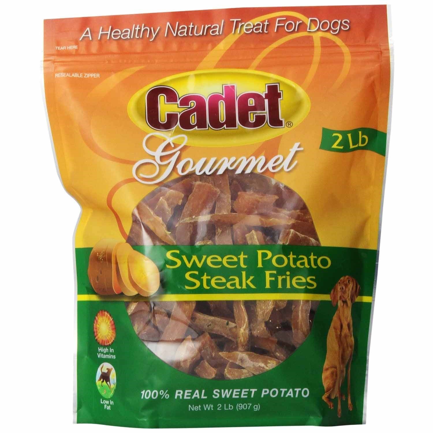 Cadet Gourmet Sweet Potato Dog Treats - 2lb Bag Chews