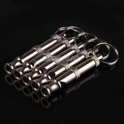 Pet Training Adjustable Whistle Ultrasonic Sound With Keycha...